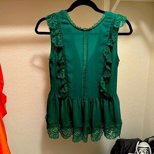 Ted Baker Omarri Mixed Lace Blouse Size 1